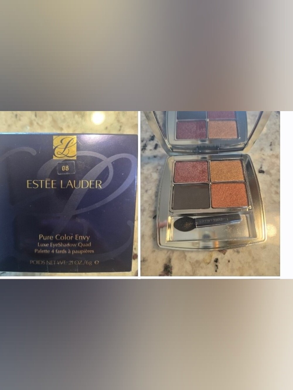 Estée Lauder Pure Color Envy Luxe Eyeshadow Quad in shade 08.
